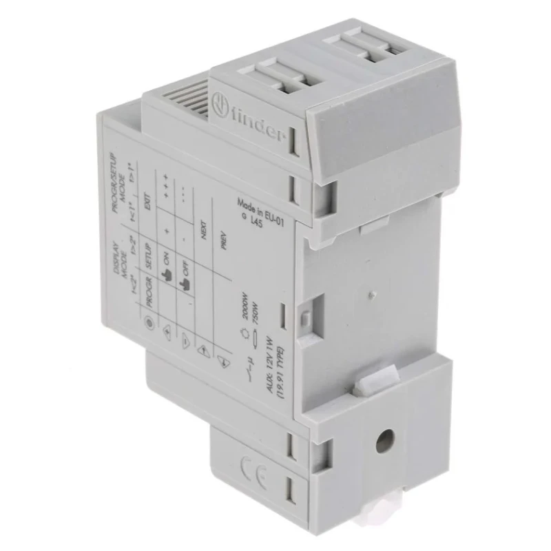 Finder Timer Light Switch 110-230V Single Channel SPDT with Auxiliary Output 11.91.8.230.0000