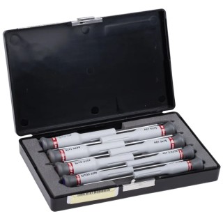 Facom Precision Screwdriver Set Phillips and Slotted, 8 Pieces, Case Included AEF.J3