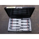 Facom Precision Screwdriver Set Phillips and Slotted, 8 Pieces, Case Included AEF.J3