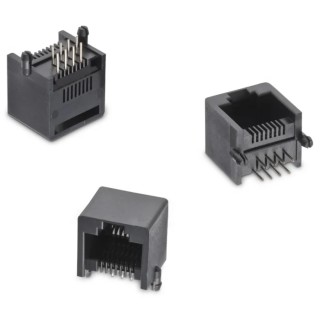 Wurth Elektronik WR-MJ Series RJ45 Connector Female PCB Cat3 Unshielded Horizontal 1 Port 8 Way RJ45
