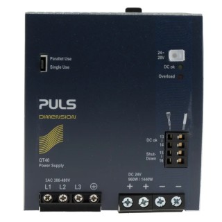 Siemens DIMENSION Switched Mode DIN Rail Power Supply 480V ac AC Input 28V dc 40A Output DC 960W QT40.241