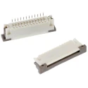 Wurth Elektronik 686 1 mm Pitch 4 Way Horizontal Male FPC Connector, ZIF Top Contact 68610414122