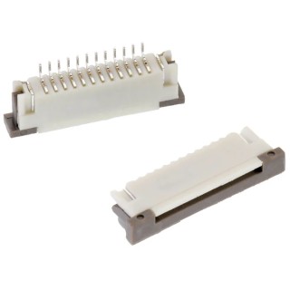 Wurth Elektronik 686 1 mm Pitch 4 Way Horizontal Male FPC Connector, ZIF Top Contact 68610414122