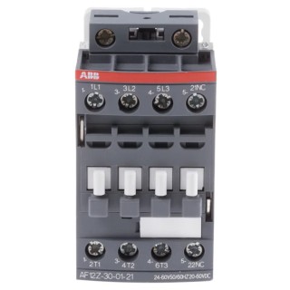 ABB AF12 Contactor, 60 V DC Coil, 3-Pole, 9 A, 5.5 kW, 690 V AC, DIN Rail Mount AF12