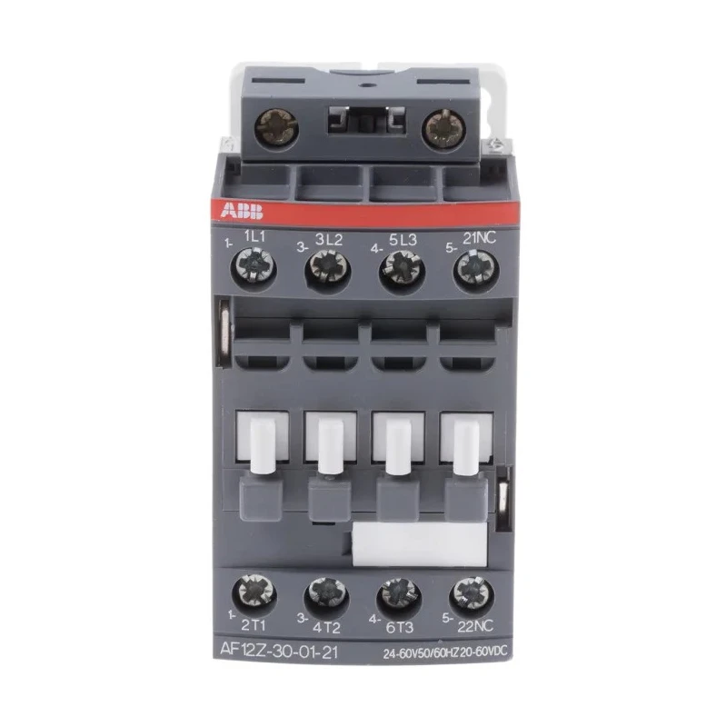 ABB AF12 Contactor, 60 V DC Coil, 3-Pole, 9 A, 5.5 kW, 690 V AC, DIN Rail Mount AF12
