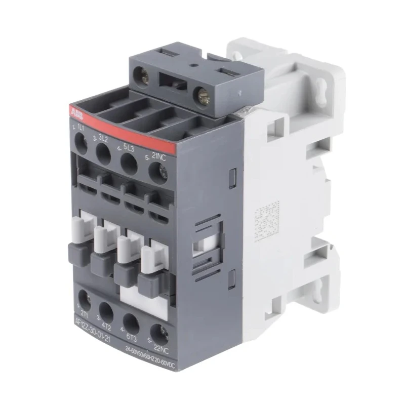 ABB AF12 Contactor, 60 V DC Coil, 3-Pole, 9 A, 5.5 kW, 690 V AC, DIN Rail Mount AF12