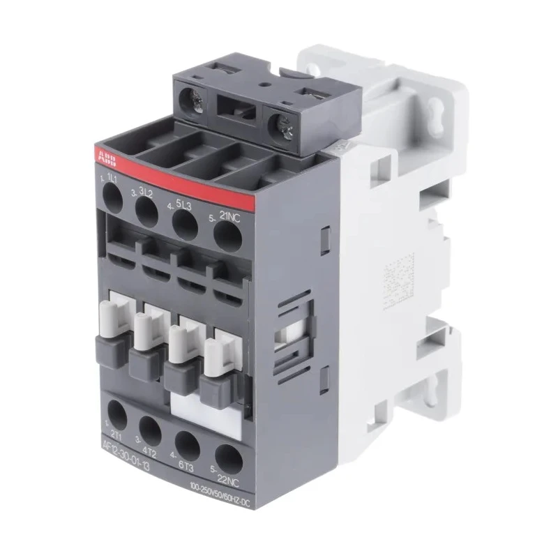 ABB Motor Control Contactor, 230V AC Coil, 3-Pole, 9 A Contact Current, 5.5 kW Power Rating AF12
