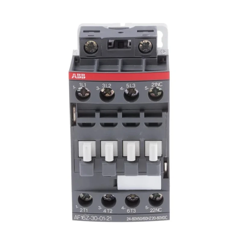 ABB AF16Z Contactor 60V DC Coil, 3-Pole, 10.5 A, 7.5 kW, 3 NO, 690V AC AF16Z