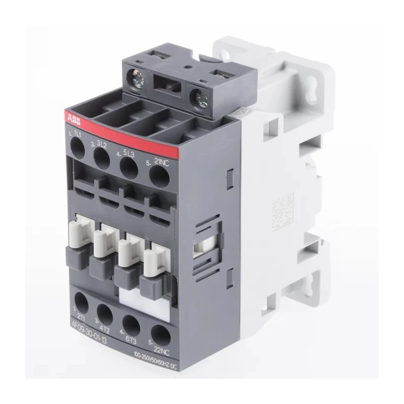 ABB AF Contactor, 230V AC Coil, 3-Pole, 9 A, 4 kW Power Rating, 3 NO Contacts, 690V AC Contact 1SBL137001R1301 AF09-30-01-13