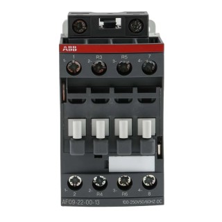 ABB Contactor 230V AC Coil, 4-Pole, 25 A, 4 kW Power Rating, 2 NO/2 NC Configuration AF09