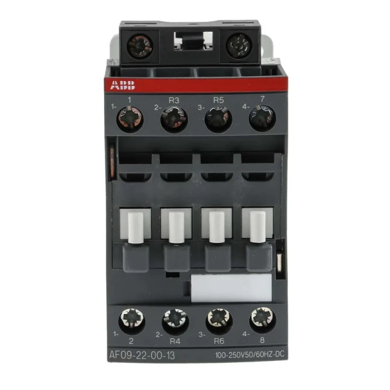 ABB Contactor 230V AC Coil, 4-Pole, 25 A, 4 kW Power Rating, 2 NO/2 NC Configuration AF09