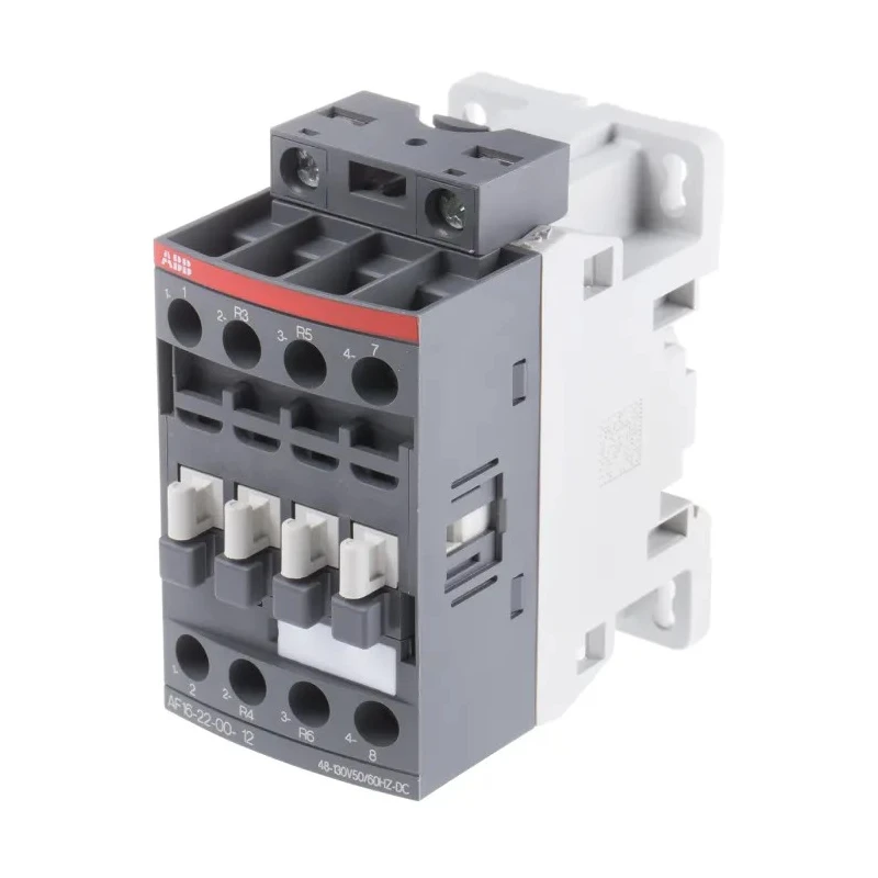 ABB Contactor, 110V AC/DC Coil, 4-Pole, 30A, 7.5 kW Power Rating, 130V Control Voltage, 2 NO/2 NC, 690V AC Contact AF16