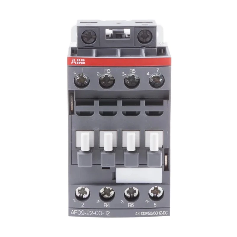 ABB AF09 Contactor, 110V AC/DC Coil, 4-Pole, 25 A, 4 kW Power Rating, 130V Control Circuit, 2 NO/2 NC, 690V AC AF09
