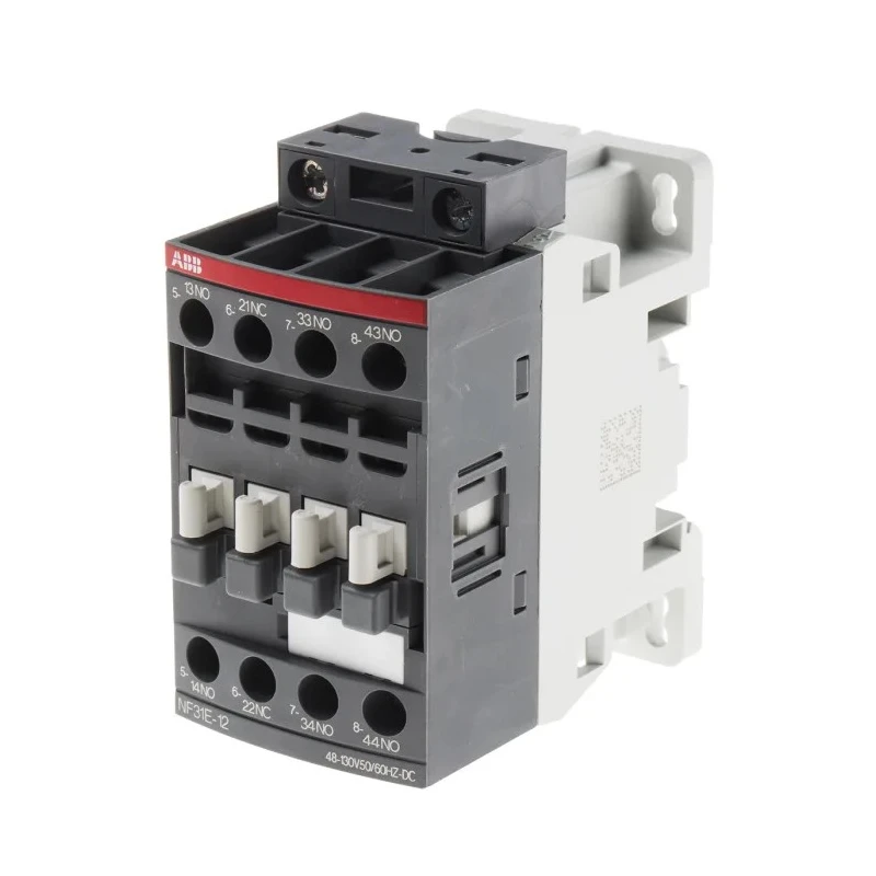 ABB NF Contactor Relay 110V AC Coil 4-Pole 6 A 130V 3 NO/1 NC 690V AC 1SBH137001R1231 NF31E-12