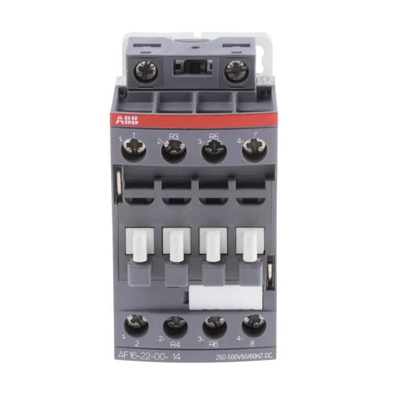 ABB AF16 Motor Control Contactor, 4-Pole, 250-500 V AC/DC Coil, 30 A Current, 7.5 kW Power Rating AF16