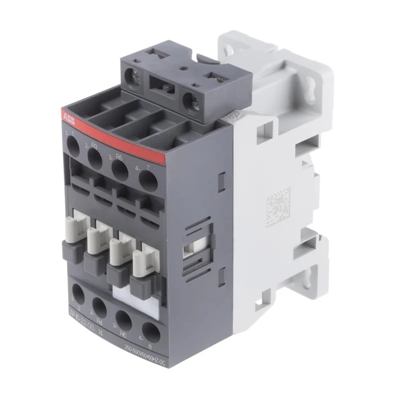 ABB AF16 Motor Control Contactor, 4-Pole, 250-500 V AC/DC Coil, 30 A Current, 7.5 kW Power Rating AF16