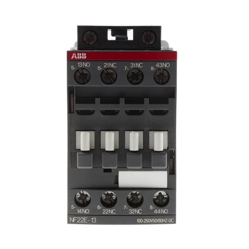 ABB NF Contactor Relay 230V AC/DC Coil, 4-Pole, 6A Contact Current, 1500V Power Rating, 2 NO/2 NC 1SBH137001R1322 NF22E-13