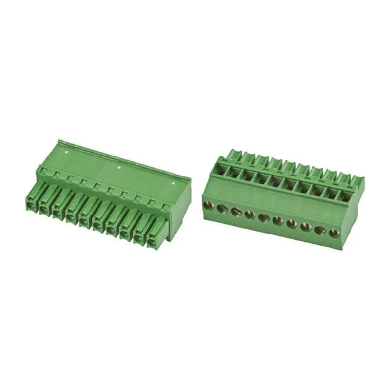 TE Connectivity Pluggable Terminal Block 10-Contact, 3.5 mm Pitch, 1 Row 1-1986371-0