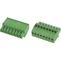 TE Connectivity Pluggable Terminal Block 8-Contact, 3.5 mm Pitch, 1 Row, 11A Current, Nylon Housing 1986371-8