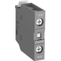 ABB Auxiliary Contact, 1 Contact, 1 NO, CA4 Series, Front Mount, 6 A, 600 V dc, 690 V ac CA4-10