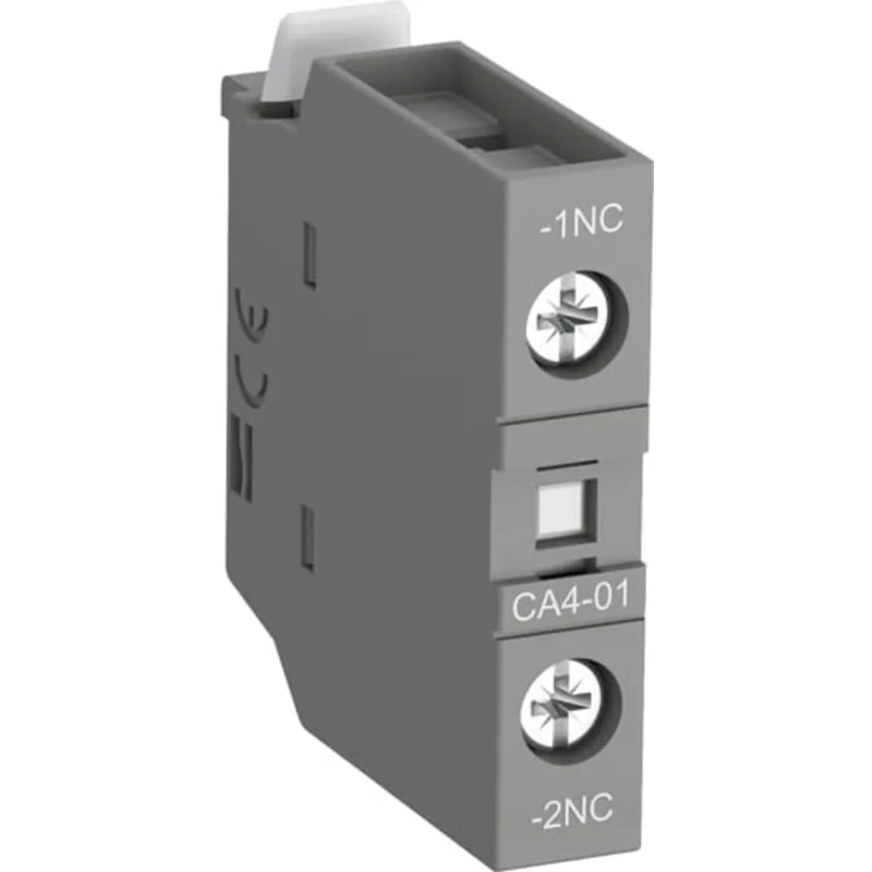 ABB Auxiliary Contact 1 Contact 1 NC Front Mount Screw Terminals CA4 Series 6A 600 V DC 690 V AC CA4-01