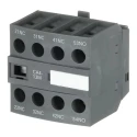 ABB Auxiliary Contact 4 Contact 1 NO/3 NC Front Mount 6 A 600 V dc 690 V ac CA4-13M