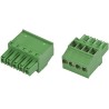 TE Connectivity Pluggable Terminal Block, 4-Contact, 3.5 mm Pitch, Vertical Orientation, Screw Connection, Nylon 1986371-4