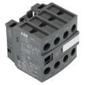 ABB Auxiliary Contact, 4 Contact, 2 NC/2 NO, Front Mount, Screw Terminal, 6 A Contact Current, 600 V DC, 690 V AC CA4-22U