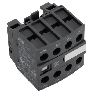 ABB Auxiliary Contact 4 Contact 4 NO Front Mount 6 A 600 V DC 690 V AC CA4-40U