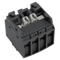 ABB Auxiliary Contact, 4 Contact, 4 NC, CA4 Series, Front Mount, 6 A, 600 V DC, 690 V AC CA4-04M