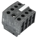 ABB Auxiliary Contact 4 Contact 4 NO Front Mount 6 A 600 V dc 690 V ac CA4-40N