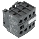 ABB Auxiliary Contact 4 Contacts 2 NC/2 NO Front Mount Screw Terminal 6A 600 V dc 690 V ac CA4-22N