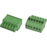 TE Connectivity Pluggable Terminal Block 6-Contact 3.5mm Pitch 1 Row 300V Polyamide Housing Male Connector 1986371-6
