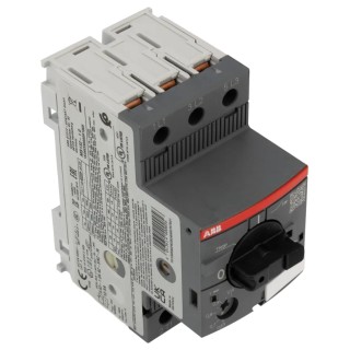 ABB Motor Protection Circuit Breaker MS132 Series 630 mA to 1A Current Rating 600V 3-Pole IP20 IP10 MS132