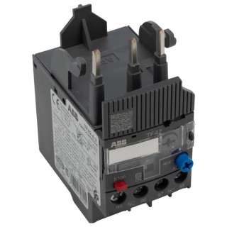 ABB Thermal Overload Relay, 1 NO/1 NC, Adjustable Current Range 3.1 to 4.2 A, 690V AC/DC, 2W Power Rating, Direct Mount TF42