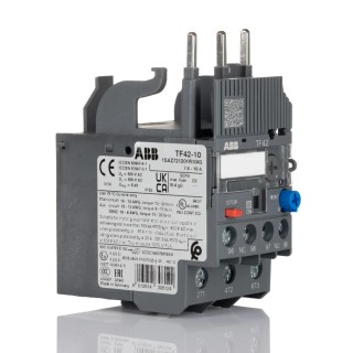 ABB TF42 Thermal Overload Relay 1 NO/1 NC, 10A Relay Contact Current, 7.6–10A Adjustable Current Range, 2W Power Rating TF42