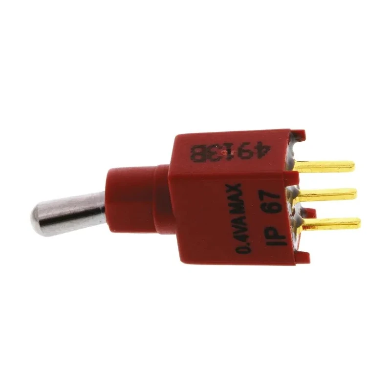 KNITTER-SWITCH Toggle Switch PCB Mount On-On SPDT Through Hole Terminal 30 V dc 20 V ac TST 1D