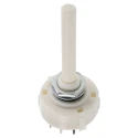 Lorlin Sealed Rotary Switch, 4 Poles 3 Throws 150mA Latching PCB Mount Nylon Housing CKF1052