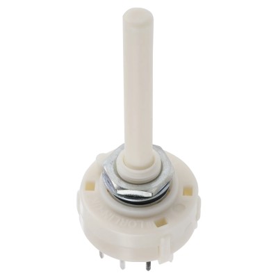 Lorlin Sealed Rotary Switch, 4 Poles 3 Throws 150mA Latching PCB Mount Nylon Housing CKF1052