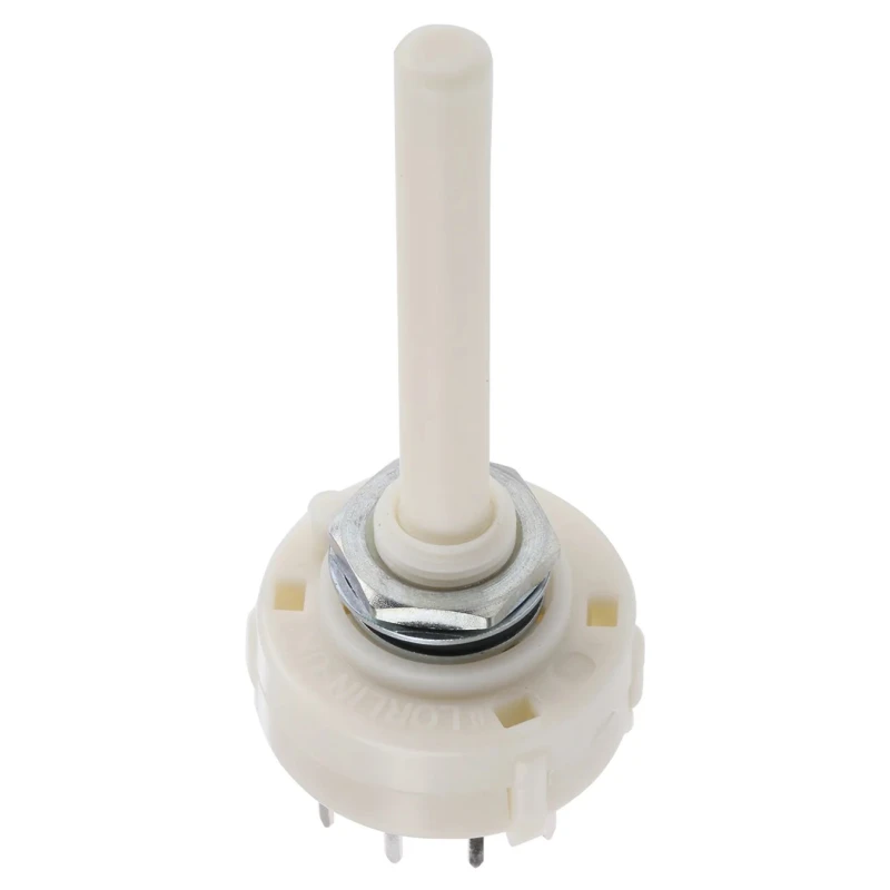 Lorlin Sealed Rotary Switch, 4 Poles 3 Throws 150mA Latching PCB Mount Nylon Housing CKF1052