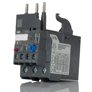 ABB TF42 Thermal Overload Relay 1 NO/1 NC, 4.2A to 5.7A Adjustable Current Range, 2W Power Rating TF42