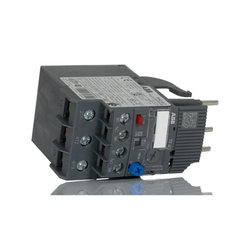 ABB TF42 Thermal Overload Relay 1 NO/1 NC, 4.2A to 5.7A Adjustable Current Range, 2W Power Rating TF42