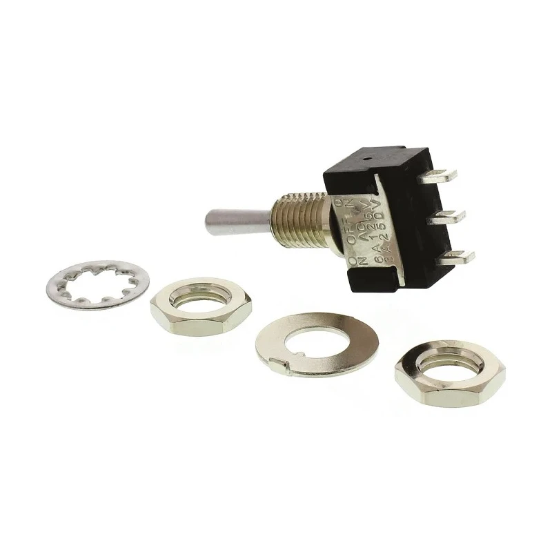 KNITTER-SWITCH Toggle Switch Panel Mount On-Off-On SPDT Solder Terminal 30 V dc 250 V ac MTA106E