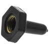 KNITTER-SWITCH Waterproof Toggle Switch Cap for Miniature Toggle Switch Black Plastic ET102