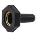 KNITTER-SWITCH Waterproof Toggle Switch Cap for Miniature Toggle Switch Black Plastic ET102