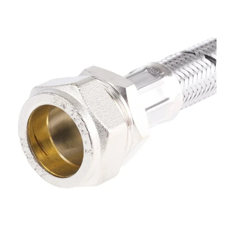 RS PRO Braided Stainless Steel EPDM Lined Hose Assembly, Female 3/4 in Male/Female, 12 bar Pressure, 300 mm Length 711-8454