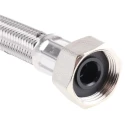 RS PRO Braided Stainless Steel EPDM Lined Hose Assembly, Female 3/4 in Male/Female, 12 bar Pressure, 300 mm Length 711-8454