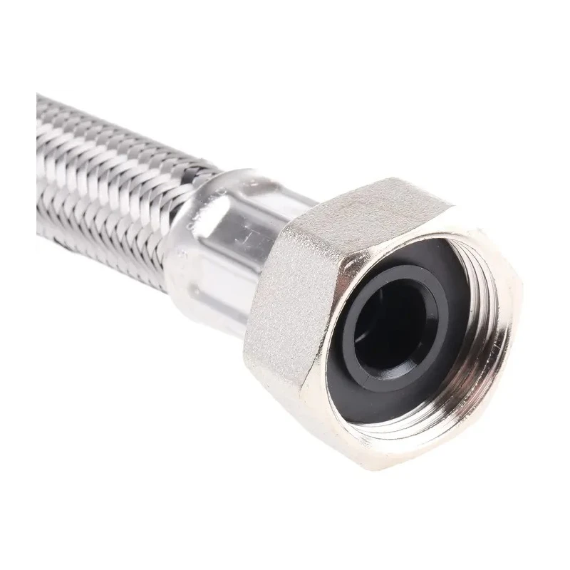 RS PRO Braided Stainless Steel EPDM Lined Hose Assembly, Female 3/4 in Male/Female, 12 bar Pressure, 300 mm Length 711-8454