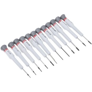 Facom 12 Piece Electric Tool Kit Precision Screwdriver Set with Ergonomic Handles MT.RS2