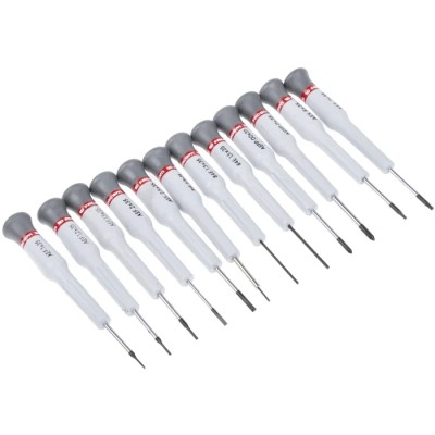 Facom 12 Piece Electric Tool Kit Precision Screwdriver Set with Ergonomic Handles MT.RS2